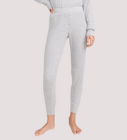 PJ SALVAGE Essentials Ribbed Jersey Lounge/PJ Set - Heather Grey