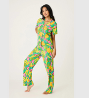 PJ SALVAGE Whimsy Butter Jersey PJ Set - FRUIT