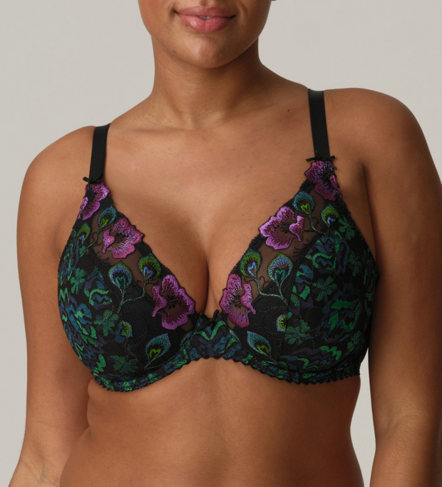 PRIMADONNA San Angel Half Padded Plunge Bra - Peacock