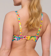 PRIMA DONNA Swim Half Padded Plunge Bikini Top Ubud