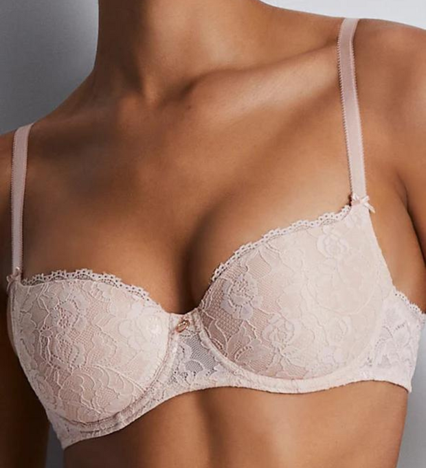 AUBADE Rosessence Moulded Half-Cup Bra - Nude