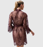 RYA Darling Lace Robe - Truffle