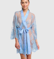 RYA Darling Lace Robe - Cornflower