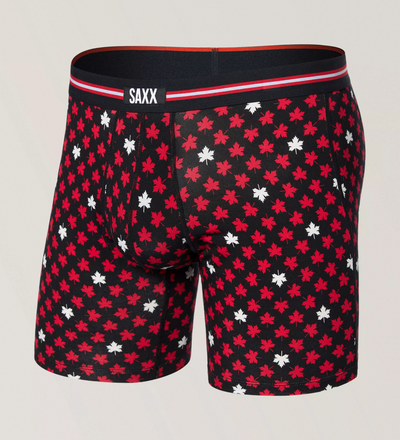 🍁SAXX Vibe Super Soft Xtra Comfort Boxer Brief 6" - Maple Leaf