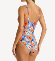 SEA LEVEL Essentials Edit Spliced One Piece - Iris