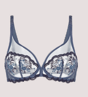 SIMONE PERELE Intrigue Full Coverage Plunge - Cinder Blue