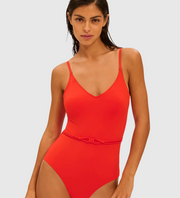 SIMONE PERELE Swim Select Wireless Padded One-Piece - Pomegranate