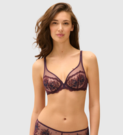 SIMONE PERELE Intrigue Full Coverage Plunge - Fig