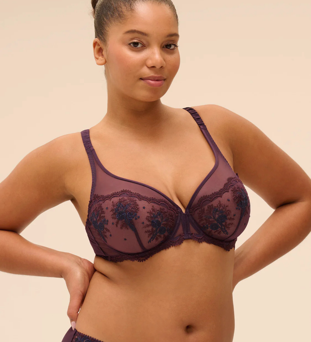 SIMONE PERELE Intrigue Full Coverage Plunge - Fig