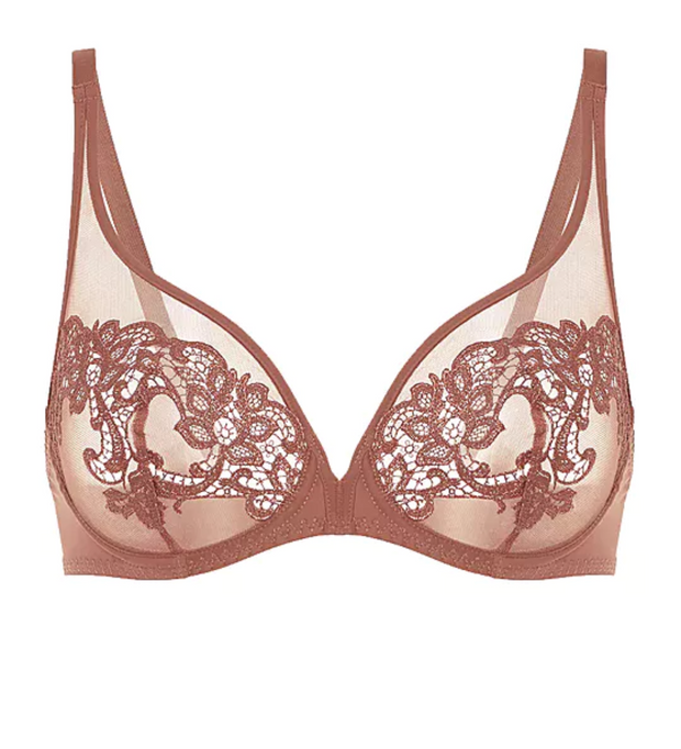 SIMONE PERELE Saga Full Cup Bra - Cocoa