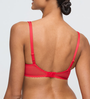 MARIE JO Jane Padded Balcony Bra - True Red
