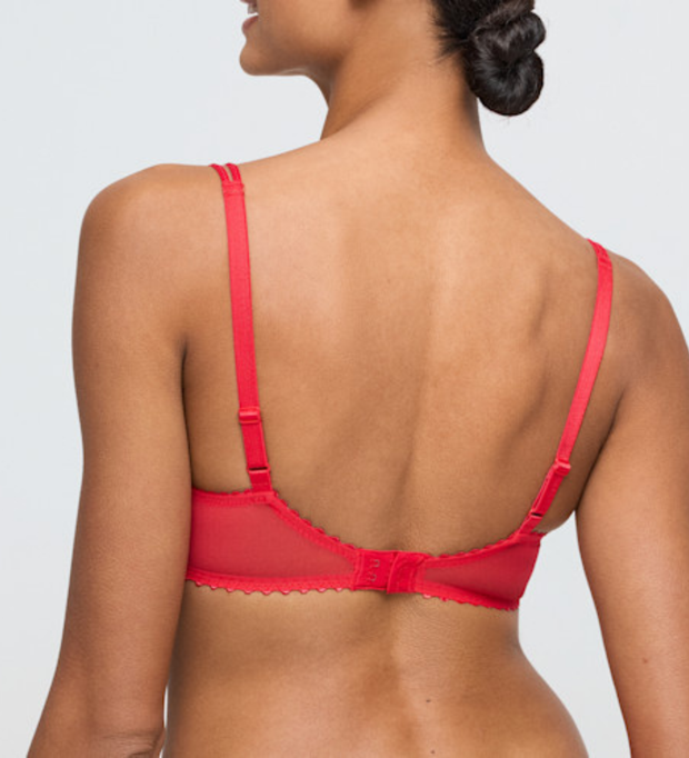 MARIE JO Jane Padded Balcony Bra - True Red