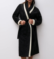 CHANTELLE Femilet Robe - Black Tuxedo