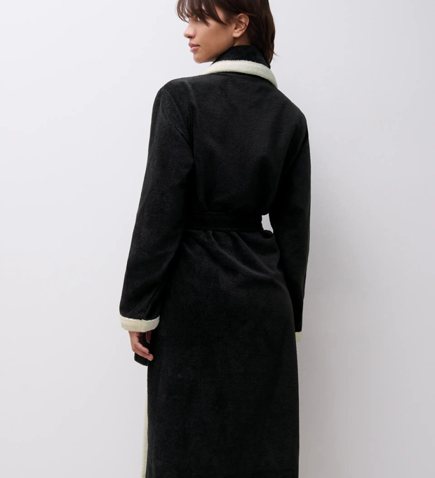 CHANTELLE Femilet Robe - Black Tuxedo