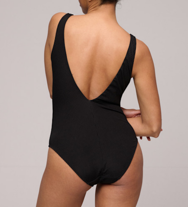 Marie Jo Emly Wireless Plunge Swimsuit - Black