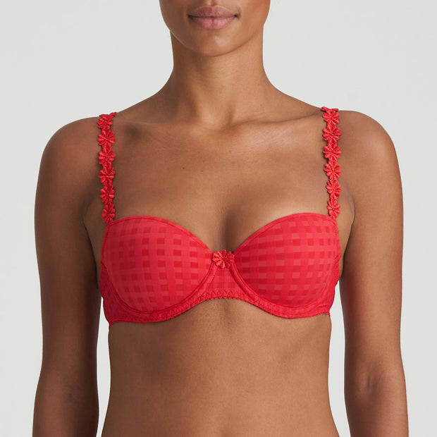 MARIE JO Avero Padded Balcony Bra - Scarlet