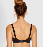 The Fantasie Smoothing bra will make you look like you've lost 10 lbs on the spot. This bra creates an incredible lift, that makes for a more sculpted silhouette, all with a very beautiful seamless look under clothing.