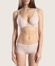 Aubade ROSESSENCE Comfort Underwired Triangle Plunge Bra