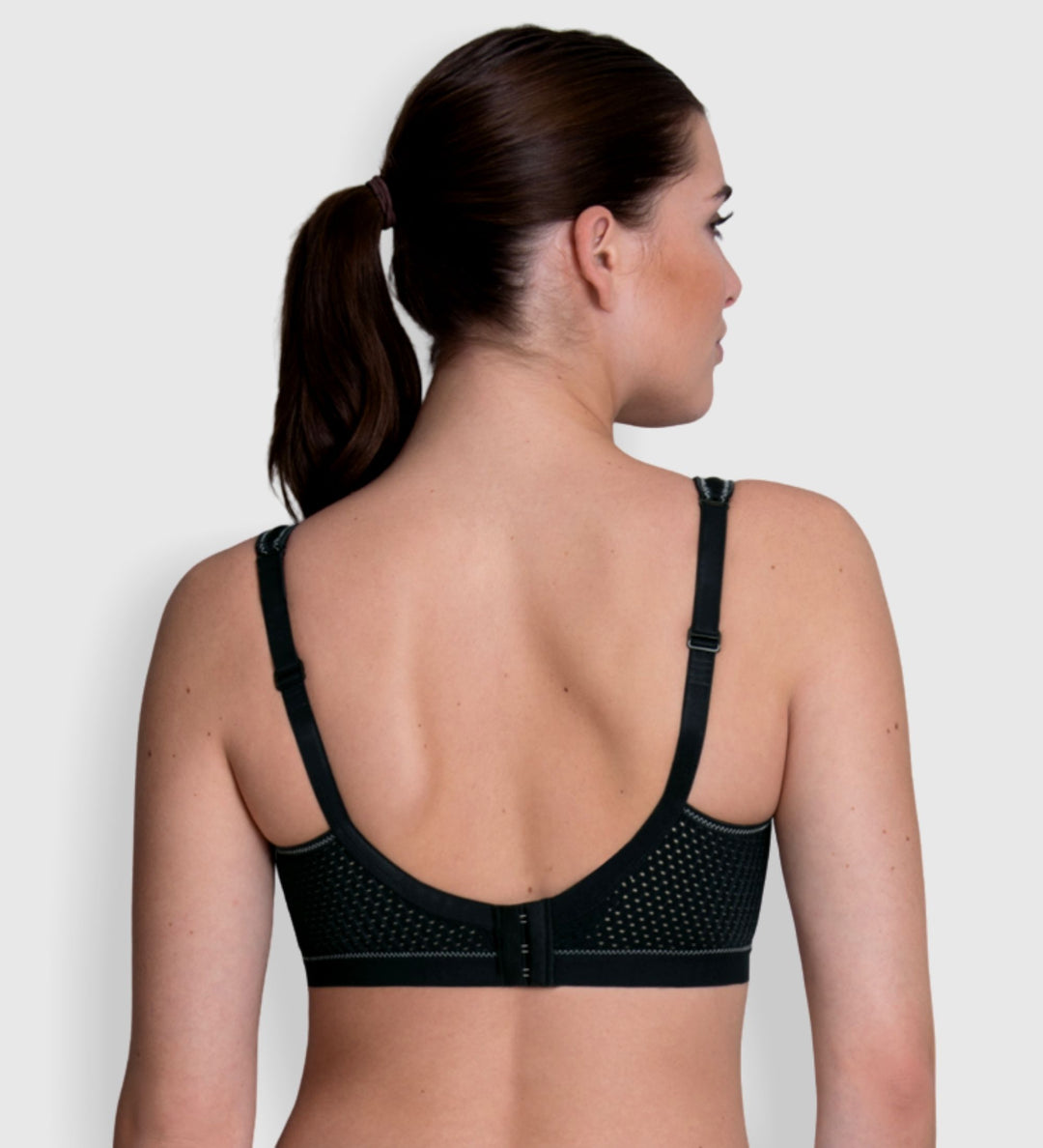 Anita Women's Wire-Free Sports Bra 2-Pack - Maximum Support, Full Figure | Black, Size 40E
