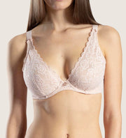 Aubade ROSESSENCE Comfort Underwired Triangle Plunge Bra