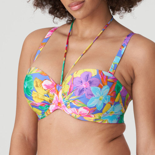 Birds of Paradise Balconette Underwire Padded Cup Reversible Bottoms by  Beach Bunny Swimwear @ Apparel Addiction - Underwire - Padded - Pink - Sexy  – ShopAA